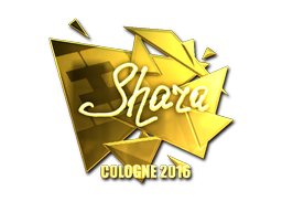 Adesivo | Shara (Dourado) | Colônia 2016