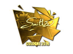 Aufkleber | SmithZz (Gold) | Köln 2016