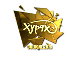 Стикер | Xyp9x (златен) | Cologne 2016
