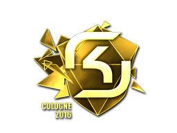 Naklejka | SK Gaming (złota) | Kolonia 2016