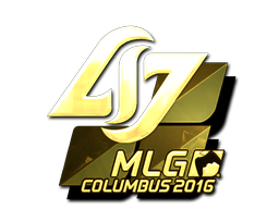 Наліпка | Counter Logic Gaming (золота) | MLG Columbus 2016