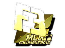 Klistremerke | Flipsid3 Tactics (gull) | MLG Columbus 2016
