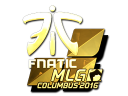 Klistermärke | Fnatic (Guld) | MLG Columbus 2016