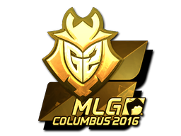 Naklejka | G2 Esports (złota) | MLG Columbus 2016