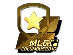 Наклейка | Gambit Gaming (золотая) | Колумбус-2016