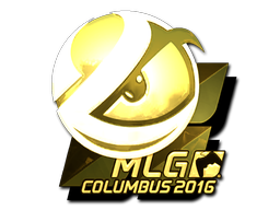 Pegatina | Luminosity Gaming (dorada) | MLG Columbus 2016