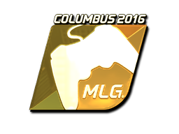 Aufkleber | MLG (Gold) | MLG Columbus 2016