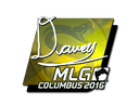 DAVEY (металлическая) | Колумбус 2016
