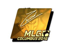 Adesivo | Ex6TenZ (Dourado) | MLG Columbus 2016