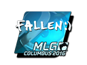 Наклейка: FalleN (металлическая) | Колумбус 2016