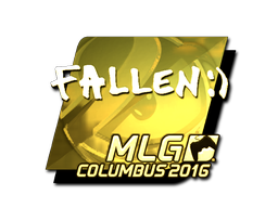 Adesivo | FalleN (Dourado) | MLG Columbus 2016