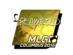 Αυτοκόλλητο | freakazoid (Χρυσό) | MLG Columbus 2016