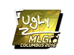 Sticker | FugLy (Goud) | MLG Columbus 2016