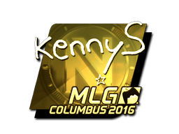 스티커 | kennyS(금박) | MLG 콜럼버스 2016