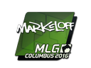 Наклейка: markeloff | Колумбус 2016