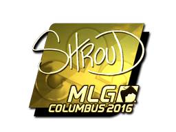 Наліпка | shroud (золота) | MLG Columbus 2016