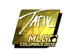 Adesivo | tarik (Dourado) | MLG Columbus 2016