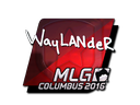 wayLander (металлическая) | Колумбус 2016
