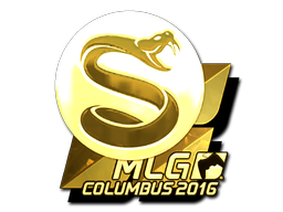 Klistermärke | Splyce (Guld) | MLG Columbus 2016