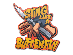 Sticker | Sting Like A Butterfly