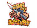 Sticker | Sting Like A Butterfly