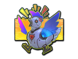 sticker_Sticker | Cyber Chicken (Holo)