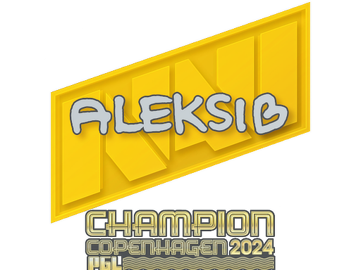 sticker_Sticker | Aleksib (Champion) | Copenhagen 2024