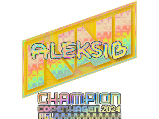 sticker_Sticker | Aleksib (Holo, Champion) | Copenhagen 2024