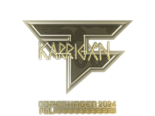 Sticker | karrigan (Gold) | Copenhagen 2024