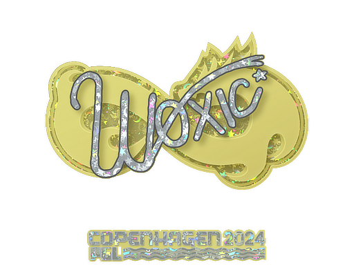 sticker_Sticker | woxic (Glitter) | Copenhagen 2024