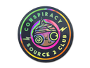 Sticker | Conspiracy Club (Holo) - $ 0.70