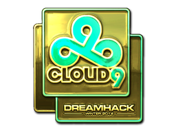Samolepka | Cloud9 (zlatá) | DreamHack 2014