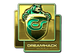Наліпка | ESC Gaming (золота) | DreamHack 2014