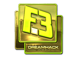 Наліпка | Flipsid3 Tactics (золота) | DreamHack 2014