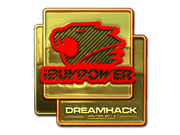 Samolepka | iBUYPOWER (zlatá) | DreamHack 2014