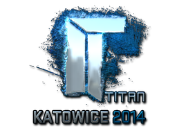 Pegatina | Titan (reflectante) | Katowice 2014