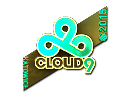 Наклейка | Cloud9 G2A (золотая) | Катовице-2015
