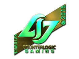 Pegatina | Counter Logic Gaming (dorada) | Katowice 2015