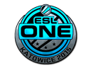 Наклейка: ESL One (металлическая) | Катовице 2015
