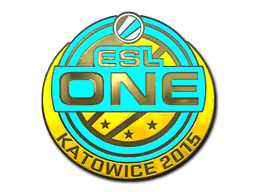 Adesivo | ESL One (Dourado) | Katowice 2015