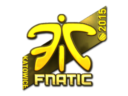Samolepka | Fnatic (zlatá) | Katowice 2015