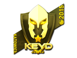 Hình dán | Keyd Stars (Vàng) | Katowice 2015