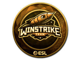 Стикер | Winstrike Team (златен) | Katowice 2019