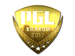 Klistremerke | PGL (gull) | Krakow 2017