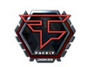 Наклейка: FaZe Clan (металлическая) | Лондон 2018