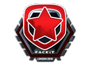 Наклейка: Gambit Esports (металлическая) | Лондон 2018