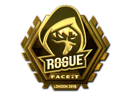 Pegatina | Rogue (dorada) | Londres 2018