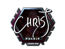 chrisJ (металлическая) | Лондон 2018