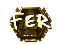 sticker_Sticker | fer (Gold) | London 2018