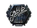 Наклейка: gob b (металлическая) | Лондон 2018